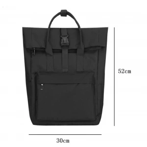 Sac à dos en nylon design berlinois - Noir - bagages Sac à main