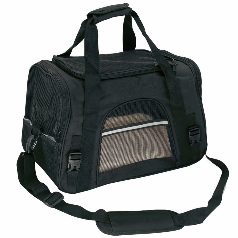 Sac à dos de voyage en maille pour animaux - Noir, S - Chien Chat