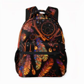 Ce sac à dos tribal attrape-rêve pour femme est le compagnon idéal pour toutes vos aventures.