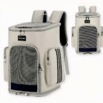 Vous aimeriez emmener votre animal de compagnie en voyage ? Ce sac à dos respirant double poche pour animaux vous simplifiera les déplacements. En chemin, votre chat ou chien se logera confortablement dans le compartiment principal spacieux et bien aéré. Et vous pourrez mettre ses nourritures et affaires dans les deux grandes poches sur les deux côtés de ce magnifique sac de transport pour chien ou chat.