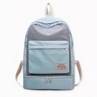 Vous aimez faire de la gym, de la natation, du yoga ou du fitness ? Découvrez ce sac à dos sport en nylon ! Un joli sac à dos qui s’apprécie autant pour son charme que pour sa praticité. Pour vos séances, le sac se dote en effet d’un compartiment spacieux pour emporter l’essentiel avec vous.