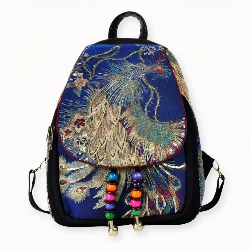 Découvrez ce magnifique sac à dos vintage tout brillant. C’est le sac à dos idéal pour les femmes qui aiment s’habiller rétro, mais qui adorent en même attirer l’attention. Le sac s’embellit en effet de paillettes qui lui donnent de l’étincelle. Vous ne passerez jamais inaperçue avec ce sac à dos femme coloré et étincelant.