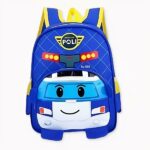 Sac à dos Robocar Poli pour enfant bleu, bonne qualité et très à la mode.