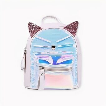 Sac à dos chat à paillettes pour l'école deux couleurs à la mode, bonne qualité et très à la mode.