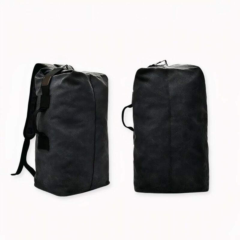 Sac_à_dos_de_randonnée_en_toile_2 Sac à dos de randonnée en toile, couleur noir, bonne qualité et très tendance.