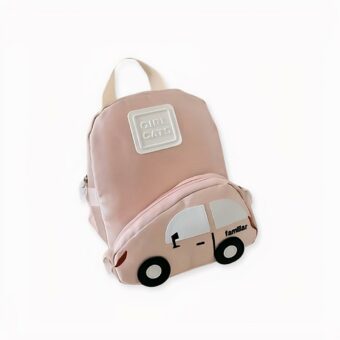 Sac à dos enfant avec poche en forme de voiture. Bonne qualité et très à la mode.