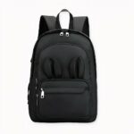 Sac à dos fille avec oreilles de lapin, couleur noir. Bonne qualité et très à la mode.