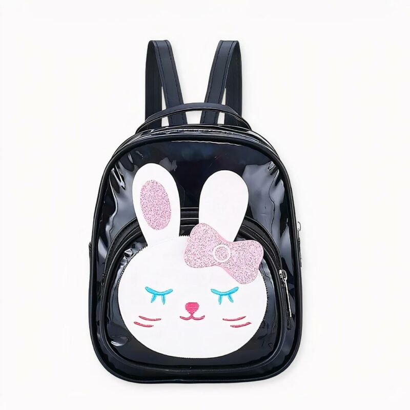 Sac à dos imitation cuir fille réfléchissant motif lapin plusieurs couleurs à la mode