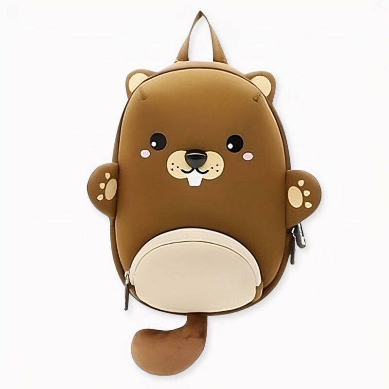 Sac à dos imperméable en forme ours pour enfant. Bonne qualité et très pratique.