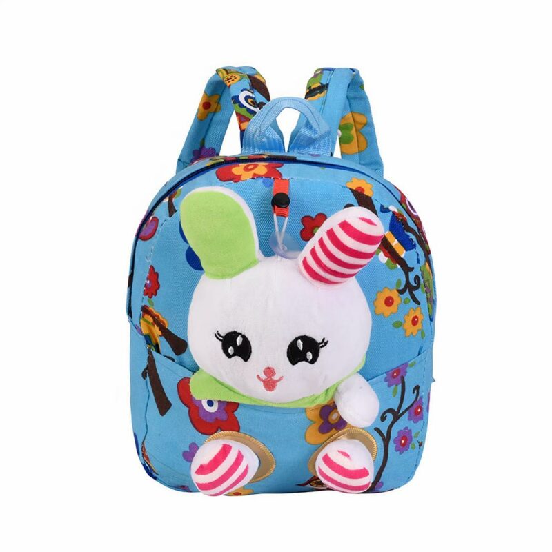 Sac à dos maternel avec lapin mignon bleu