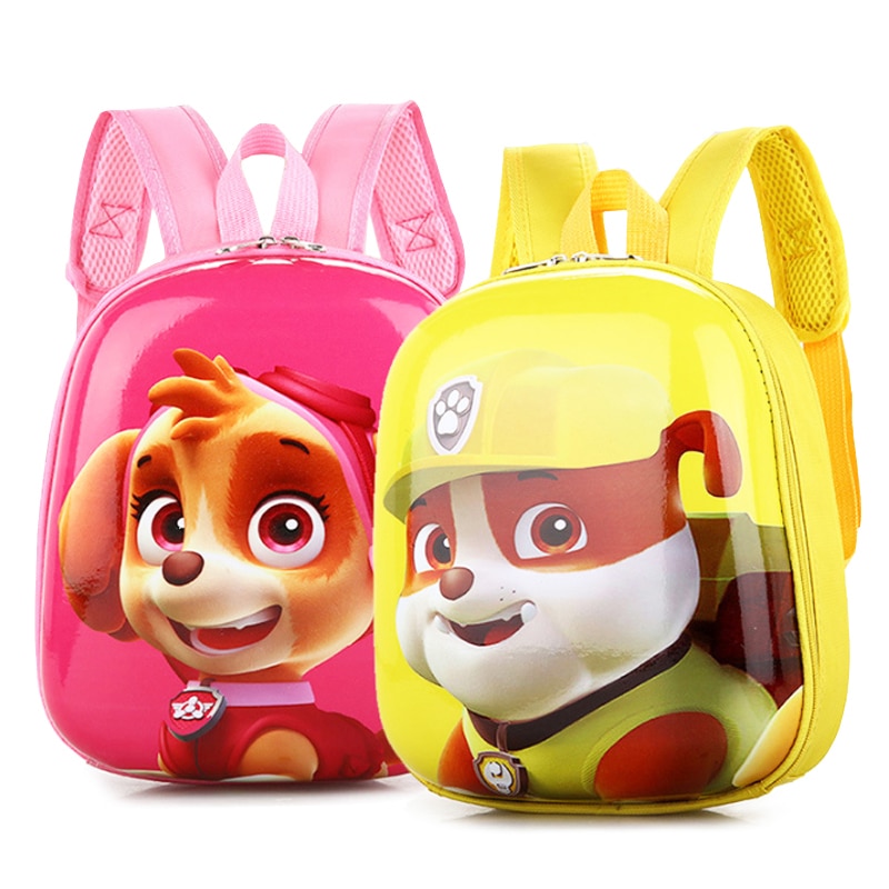 Sac à dos à motif Pat Patrouille Rose ou Jaune - Sac Sac à dos pour enfants