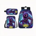 Sac à dos Fortnite noir et violet - Fortnite Sac à dos scolaire