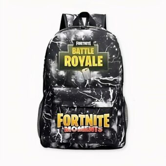 Sac à dos Fortnite Moments avec motif fortnite royale jaune. Bonne qualité et très tendance.