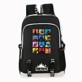 Sac à dos Fortnite noir avec connectique USB - Adopte moi! Roblox. Bonne qualité et très à la mode.