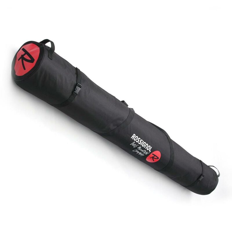 Sac à dos de snowboard ou ski monoplanche noir et rouge