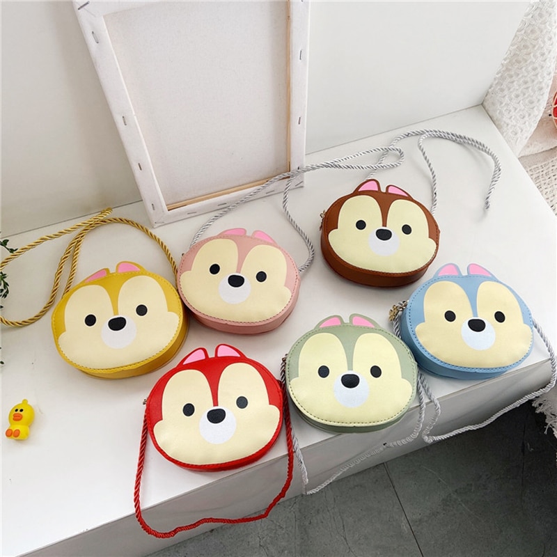 Sacs à bandoulière petit animal mignon colorés avec nez noir
