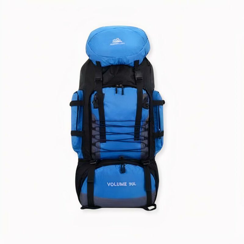 IMG_90L Sac de ski_grande_capacité Sac de ski grande capacité de 90L en version bleue et sur fond gris clair.