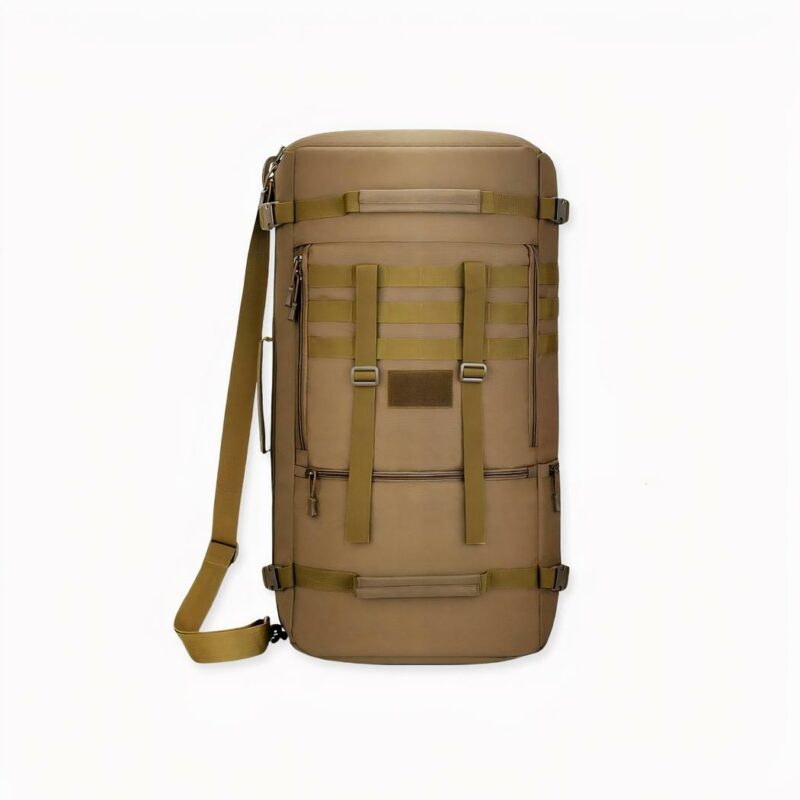 Vous allez vous sentir à l'aise avec votre superbe sac à dos militaire compact et souple. Pour toutes vos sorties en pleine nature, vous emporterez et transporterez facilement l'ensemble de ce dont vous avez besoin. Proposé en 60L il répondra à vos besoins, il vous offre beaucoup de confort avec son système d'aération et un maintien idéal. Disponible en plusieurs coloris.