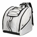 Sac de Ski étanche de grande capacité gris avec un fond blanc