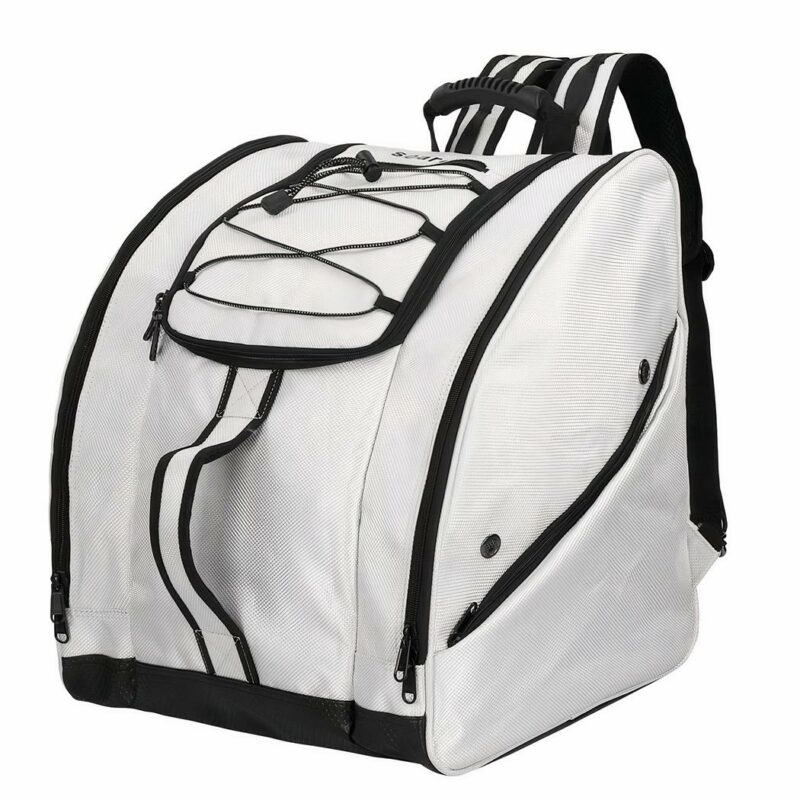 Sac de Ski étanche de grande capacité gris avec un fond blanc