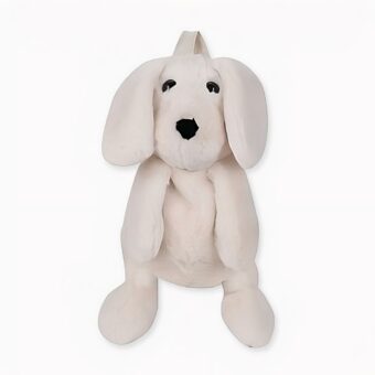 Sac à dos petit chien blanc. Bonne qualité et très à la mode.