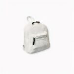 Sacs à dos en moumoute blanc, bonne qualité et très tendance.