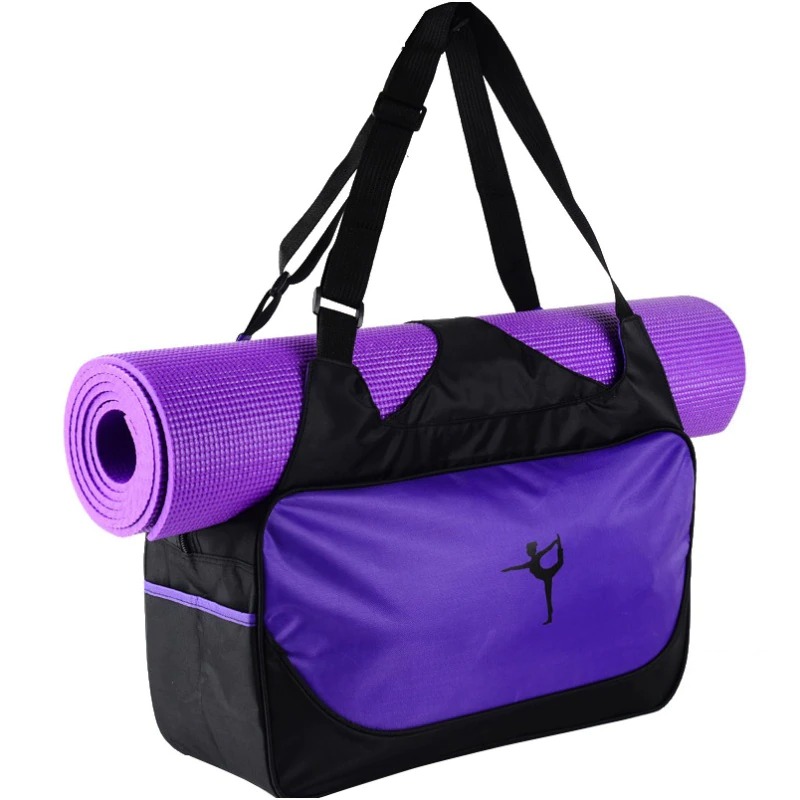Sac à dos de Yoga multifonctions avec tapis yoga violet