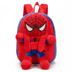 Sac à dos spider-man avec peluche derrière