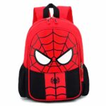 Sac à dos spider-man imperméable rouge avec un fond blanc