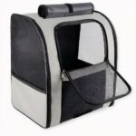 Transportez votre chat en tout confort avec ce sac à dos pour chat avec rideau. Comme le confort de votre animal est le plus important, avec ce sac, il se sentira bien et ne sera pas nerveux à l'idée d'être enfermé. Votre petit animal de compagnie, il se sentira bien à l'aise et confortable.