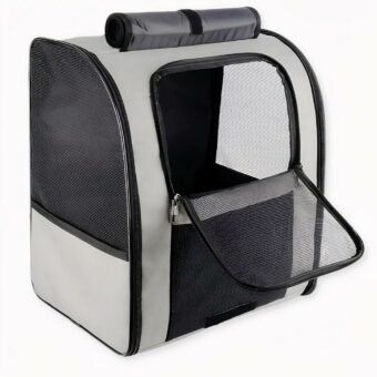 Transportez votre chat en tout confort avec ce sac à dos pour chat avec rideau. Comme le confort de votre animal est le plus important, avec ce sac, il se sentira bien et ne sera pas nerveux à l'idée d'être enfermé. Votre petit animal de compagnie, il se sentira bien à l'aise et confortable.