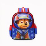 Sac à dos Pat Patrouille Chase bleu et rouge, bonne qualité et très tendance.