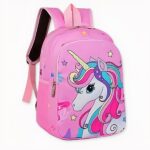 Sac à dos licorne avec respiration et motif coloré, bonne qualité et très à la mode.