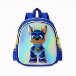 Sac à dos pat patrouille Chase 3D bleu avec motif. Bonne qualité et très à la mode.