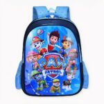 Sac à dos pat patrouille avec tous les personnages devant et logo