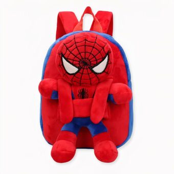 Sac à dos spider-man avec peluche derrière, bonne qualité et très tendance.