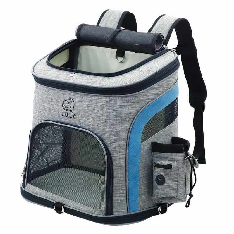 Sac à dos pour chat double ouverture confortable