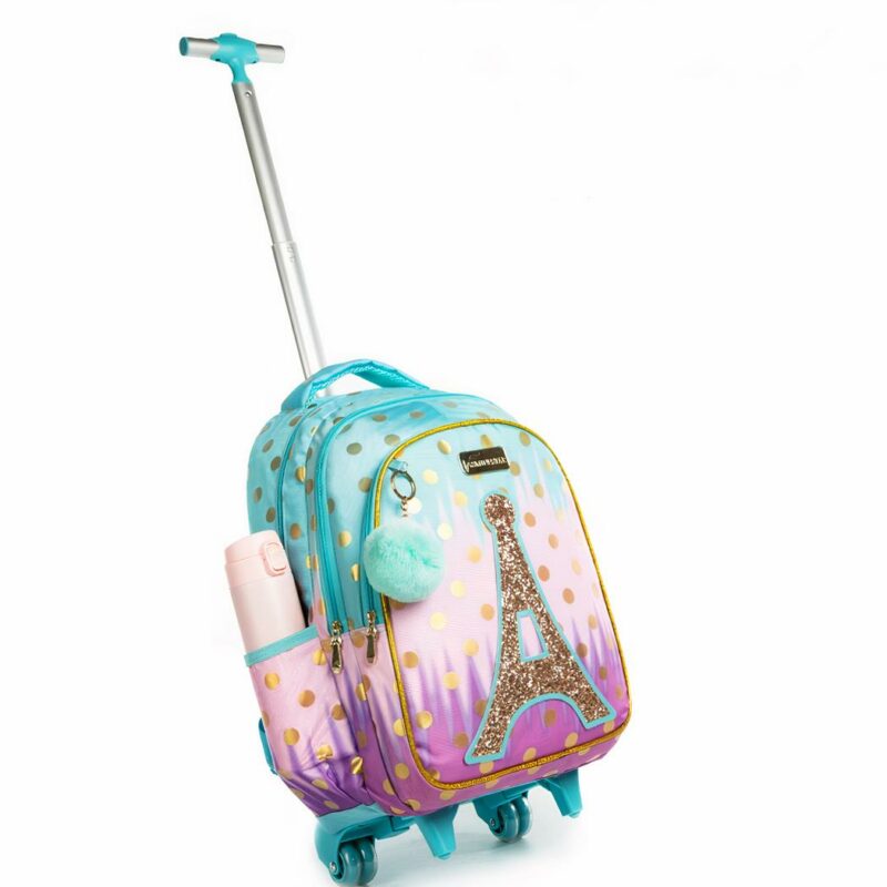 Sac à dos 3 en 1 motif Tour Eiffel pour fille 7
