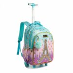 Sac à dos 3 en 1 motif Tour Eiffel pour fille 6