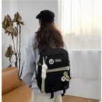 Ensemble de sacs à dos avec pendetif peluche ours 7