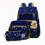 Ces trois pièces de sacs : une trousse, un sac à bandoulière et un sac à dos sont parfaits pour les filles et les femmes de tous les âges. Les sacs sont de qualité, solides et durables, avec beaucoup d'espace pour tous vos accessoires quotidiens. Ils sont également jolis et élégants, ce qui en fait une excellente option pour l'école ou le travail.