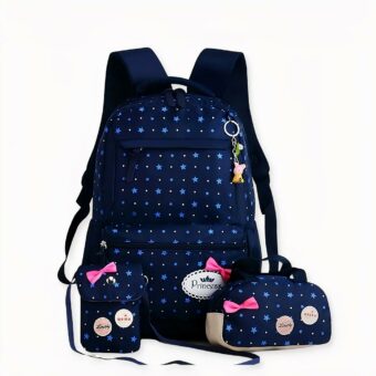 Lot de 03 sacs étoilés à motif noeud, bonne qualité et très tendance.
