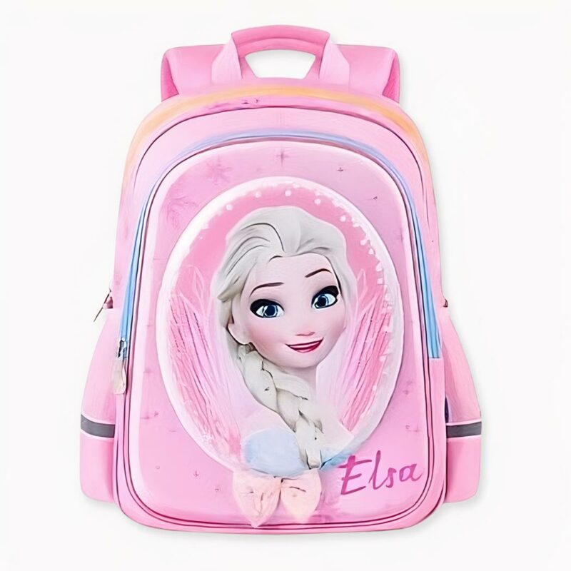 Sac à dos La reine des neiges Elsa rose. Bonne qualité et très à la mode.