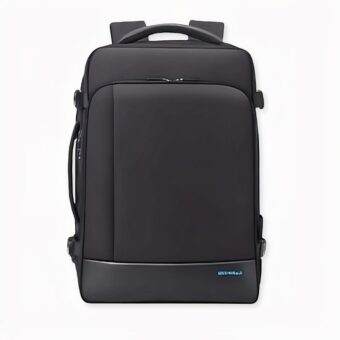 Sac à dos de voyage extensible 2 en 1 imperméable avec charge USB noir