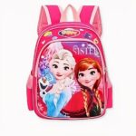 Sac à dos princesse Anna et Elsa Reine des neiges en rose, bonne qualité et très à la mode.