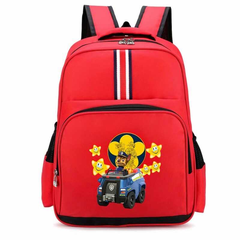 Sac à dos à motif Chase Pat Patrouille rouge