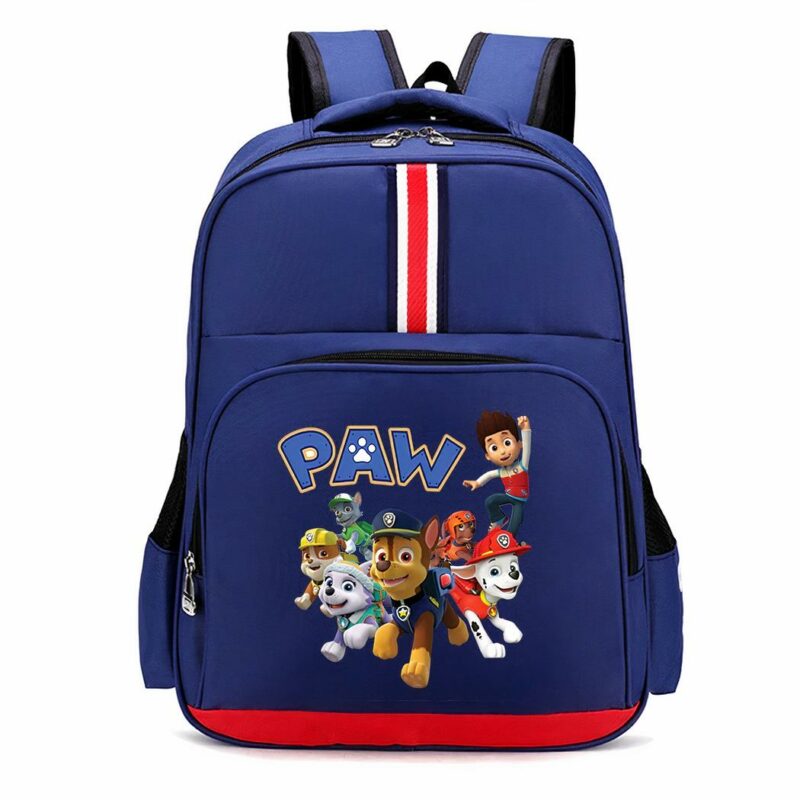 Sac à dos Ryder et son équipe Pat Patrouille bleu et rouge