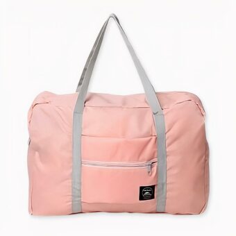 Sac de voyage pliable à grande capacité sur fond gris clair.