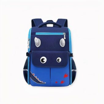 Cartable orthopédique pour enfant avec trousse assortie avec motifs licorne et arc en ciel