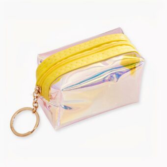 Vous cherchez un petit portefeuille, mignon et élégant qui ne vous ruine pas ? Découvrez ce petit porte monnaie couleur holographique ! Cette petite beauté est fabriquée en PU de qualité et se décline dans une variété de couleurs holographiques qui ne manqueront pas d'attirer votre attention.